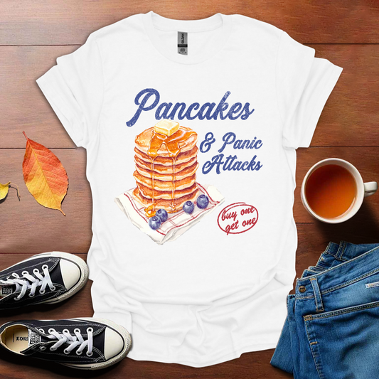 Pancakes & Panic attacks T-Shirt