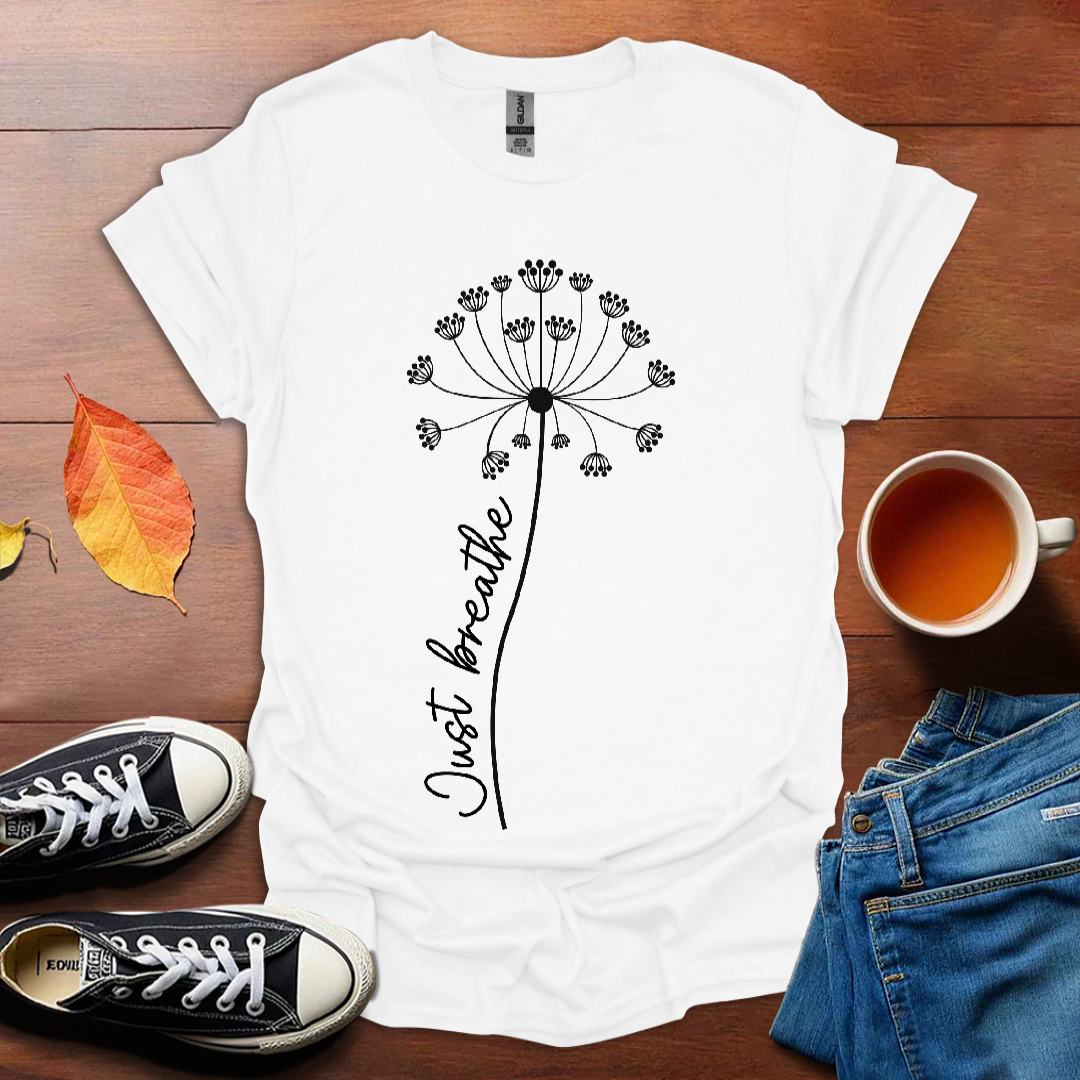 Just Breathe Dandelion T-Shirt