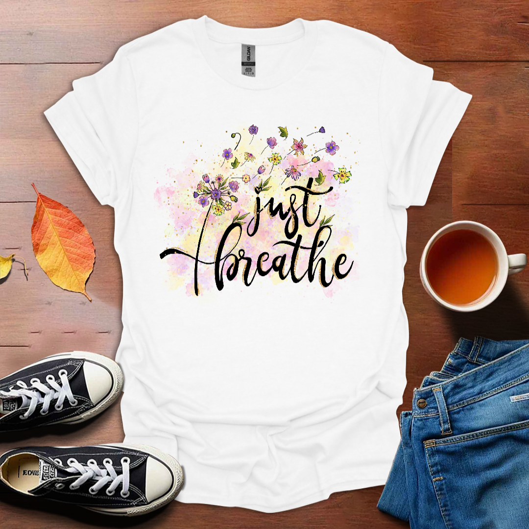 Just Breathe - Dandelion T-shirt