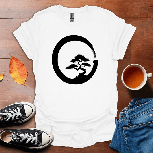 Bonsai Zen Circle T-shirt