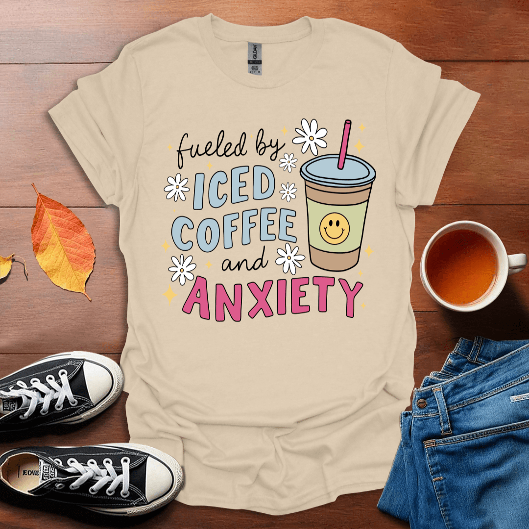 Fuelled by coffee and anxiety T-shirt