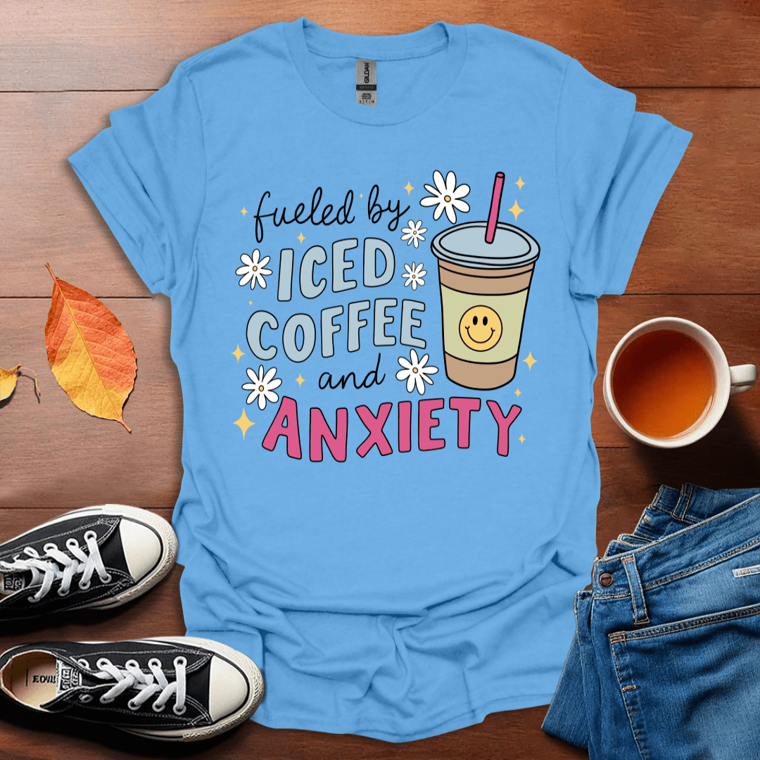 Fuelled by coffee and anxiety T-shirt